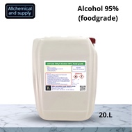 20L.แอลกอฮอล์ 95% Food Grade - เอทิลแอลกอฮอล์ / Ethyl Alcohol 95% Alcohol 95% Food Grade (Ethanol)ข