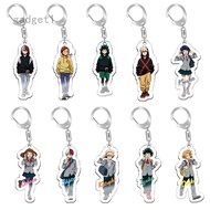 Gadget Anime My Hero Academia Keychain Midoriya Izuku Cosplay Double Sided Acrylic Keychain Cute Jew