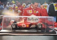 好康 現貨IXO 1：24 F1車模法拉利F2002舒馬赫F1總冠軍WDC世界冠軍F2002法拉利世界冠軍2002賽