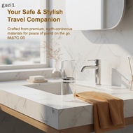 [gazi] Clear 2 In 1 Portable Travel Toothbrush Holder Case Thiened Large Capacity for Business Trave