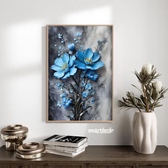 Decorative canvas/gift painting/art painting/wall painting/3D green flower painting - TH228
