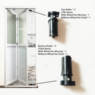 Strong Bi Fold Door Roller Replacement for Washroom Toilet Kitchen Bi-Fold Roda Pintu Tandas Durable