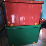 BOX CONTAINER 95 LITER RODA SINPLAS KUALITAS SHINPO EZY RAK KONTAINER