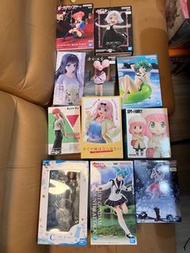 🎉全圖打包 👍🏽 11盒 景品 + 一番賞 - Spy Family 安妮亞/ 我推的孩子 星野愛/ 五等分花嫁 中野三/ 水星的魔女/ 輝夜姬讓人想告白 藤原千花/ 機動戰士高達/ 公主殿下拷問時間