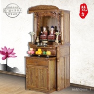 🚢Rosewood Buddha Niche Buddha Cabinet Clothes Closet Whole Wood Pterocarpus Erinaceus Poir. Altar Buddha Cabinet Chinese