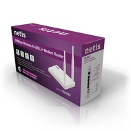 Netis DL4323 300Mbps High-Speed Wireless N ADSL2 and Modem Router Combo | 4-Port NAT Router and Wire