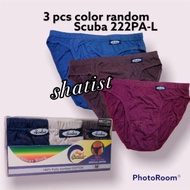 Scuba Brief 3pcs 1box / Underwear Men/ Scuba 222PA-L