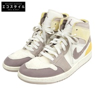 Nike Air Jordan 1 Mid SE Craft 男鞋，多色，顏色27.5cm，DM9652-102，尺寸 9.5（美國）[二手]
