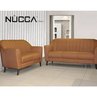 Nucca S635 Designer 2+3 Sofa Set [Water Resistance Fabric or Casa leather][Delivery in West Malaysia Only]