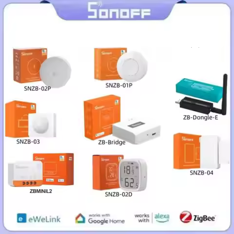 SONOFF Zigbee 3.0 Bridge Pro/T&H Sensor/Door Sensor/Switch/Motion Sensor/ZBMINI-L2/SNZB-02D/01P/02P/