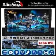 (4GB RAM 64GB IPS + DSP) VF Audio Fly Series 9'' 10 Inch Android 8.1 Car Android Player With GPS Blu