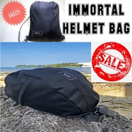 IMMORTAL HELMET BAG WITH FREE STRING BAG | Immortal Motobag Helmet Bag with free string bag |