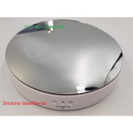 แท่นหมุนอัตโนมัติ ฐานหมุนโชว์สินค้าขนาด19.5 และ 32 ซม รับน้ำหนักได้ 10และ50 กก ปรับความเร็วได้ รับปร