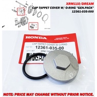 XRM110/DREAM CAP TAPPET COVER W/O-RING GEN.PACK 12361-035-000 (1SET) (PW031X)