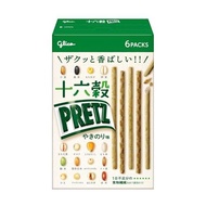 Pretzels Yaki Nori Flavor 60g (6 bags) Snack Food Pretzel Fiber Grain Nori Ezaki Glico glico pretz