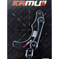 MAHAL TAPI KUALITI MANTAP -ZONTEC 368G P34 REAR CALIPER BRACKET BLACK -CNC PRODUCT BY KAMUI