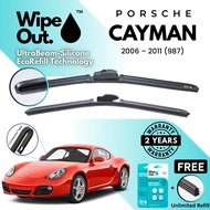 [PREMIER] WipeOut UltraBeam Silicone EcoRefill-Technology Wiper Porsche Cayman (987) 2006 - 2011 (Fr