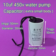 10uf 450v extra small body water pump capacitor 10uf 450v kapasitor