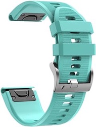 GANYUU 22mm 26mm Watch Strap For Garmin Fenix 7 7X 5 6 5X 6X Pro Plus 3 HR EPIX Gen 2 Sapphire Silicone Smartwatch Wrist Band Bracelet