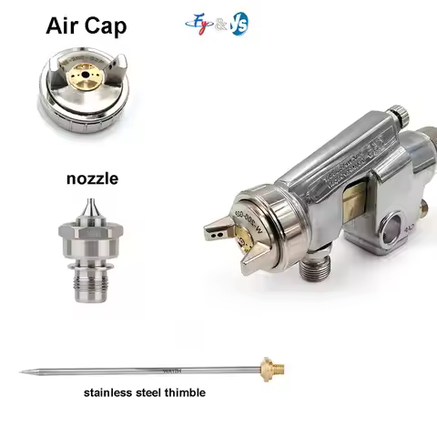 YS WA101/WA-200 Spray Gun Kit Nozzle Needle Set W-101 Manual Spray Gun Parts Sprayer Accessory Paint