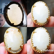 Cincin Batu Akik Mani Gajah Lampung Top Colour Big Size