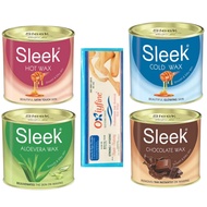 Sleek Hair Removal Wax 600g (Hot Wax, Cold Wax, Chocolate Wax, Aloe Vera Wax) Wax Hair Removal Hair 