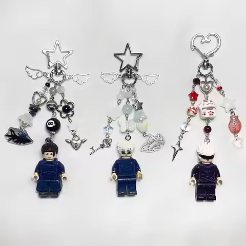 Handmade gojo minifig LEGO keychains