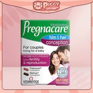 Pregnacare Him And Her Conception Fertility Pills 60 pills UK