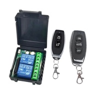 12V24V 2-Way Control Switch Telescopic Rod Remote Control Switch 433M Remote Control Car Pedal Push 