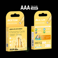 Bộ sạc pin 2A 3A Beston 1.5V Sạc nhanh Tự ngắt M7031 Có đèn báo đầy cho Micro karaoke máy ảnh đồng h