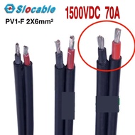PV1-F 2x 6mm 2x6mm Slocable 1500VDC 70A PV Cable Solar Panel Cable