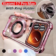 Soft Casing For Xiaomi 17 Pro Max 17ProMax Mi17 Xiaomi17Pro 5G 2025 Clear Jelly Shockproof Case With