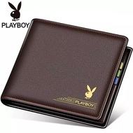 dompet lelaki dompet kulit lelaki original dompet lelaki kulit original Playboy Wallet Men's Short W