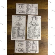 STICKER CASE 580 BACKHOE LOADER TRANSPARENT