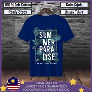 🔥Premium Cotton🔥SUMMER Paradise cool T shirt 100% Cotton Baju Tshirt Lelaki Baju Viral Baju