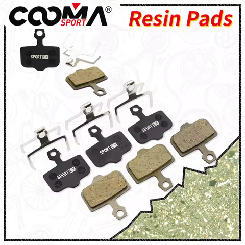 4 Pairs Bicycle Disc Brake Pads for Avid Elixir R/CR/CR-MAG/E1/3/5/7/9 Sram X0 XX DB1/3/5 Dualtron T
