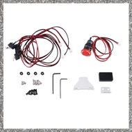 (PQAT) 2 Pin Limit Switch Emergency Stop Switch Part CNC Engraving Machine Accessories for 3018 PRO