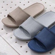 其他品牌 - [深藍色] [Size 40-41] 麻花紋室內防滑拖鞋 睡房浴室廚房拖鞋 (一般適合Size 39-40, 視乎足部厚薄)