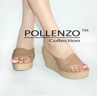 [PLG.30Ap21c] Pollenzo FLORENTINO-8cm Wedges Sandals ST-503