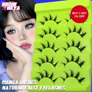 GROINNEYA Manga Lashes Soft Natural Eyelashes Thick False Eyelashes Manga Eyelashes Daily Dating Mak