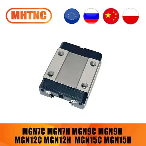 1/2/4PCS MGN7C MGN7H MGN9C MGN9H MGN12C MGN12H MGN15C MGN15H Carriage Blocks for MGNR7/9/12/15 Linea