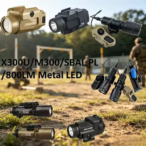 X300U/M300/SBAL PL /800LM High Bright LED Mini Torch Helmet Mount Lamp for Outdoor Sports Exploring 