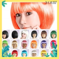 YOHII Synthetic fiber 14 Colors Party Straight Costume