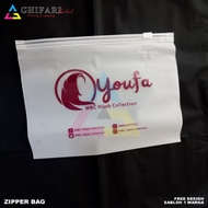 Zipper bag free Design /zipper bag hijab/zipper accessories/zipper hijab packaging
