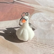 Cartoon 3D Lamb Keychain Capybala Keychain Plush Alpaca Keychain