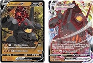 Pokemon Vmax Card Set - Coalossal VMAX 99/185 &amp; Coalossal V 98/185 - Vivid Voltage - Ultra Rare Card Lot