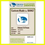 ♞,♘Swan Panasia 56x87mm (90 microns 56 x 87mm) Card Sleeves