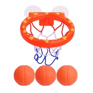 Mini Ring Basket Bola Hoop Basketball Keranjang Sucker Dinding Tempel Mainan Mandi Anak Bayi Shower 