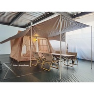 PAYUNG.CAMP Village S aka Velociraptor Manual Luxury Tent with Extended Awning