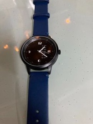 日本設計深藍色手錶  8成新 買家自己換電池